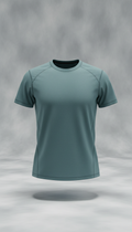 Moisture-Wicking Slate Teal Technical Top
