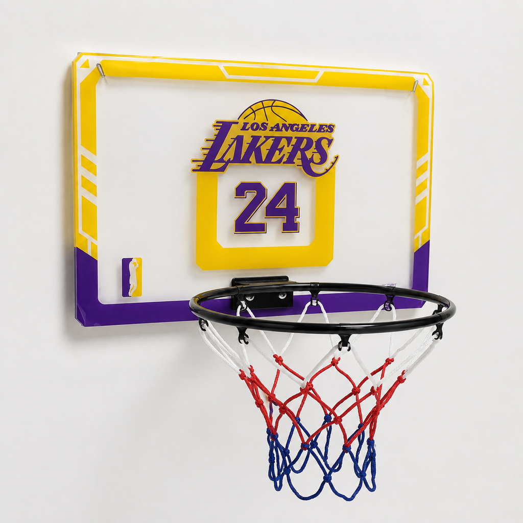 Los Angeles Lakers Junior Mini Basketball Hoop Set