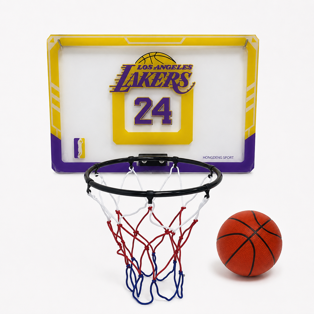 Los Angeles Lakers Junior Mini Basketball Hoop Set