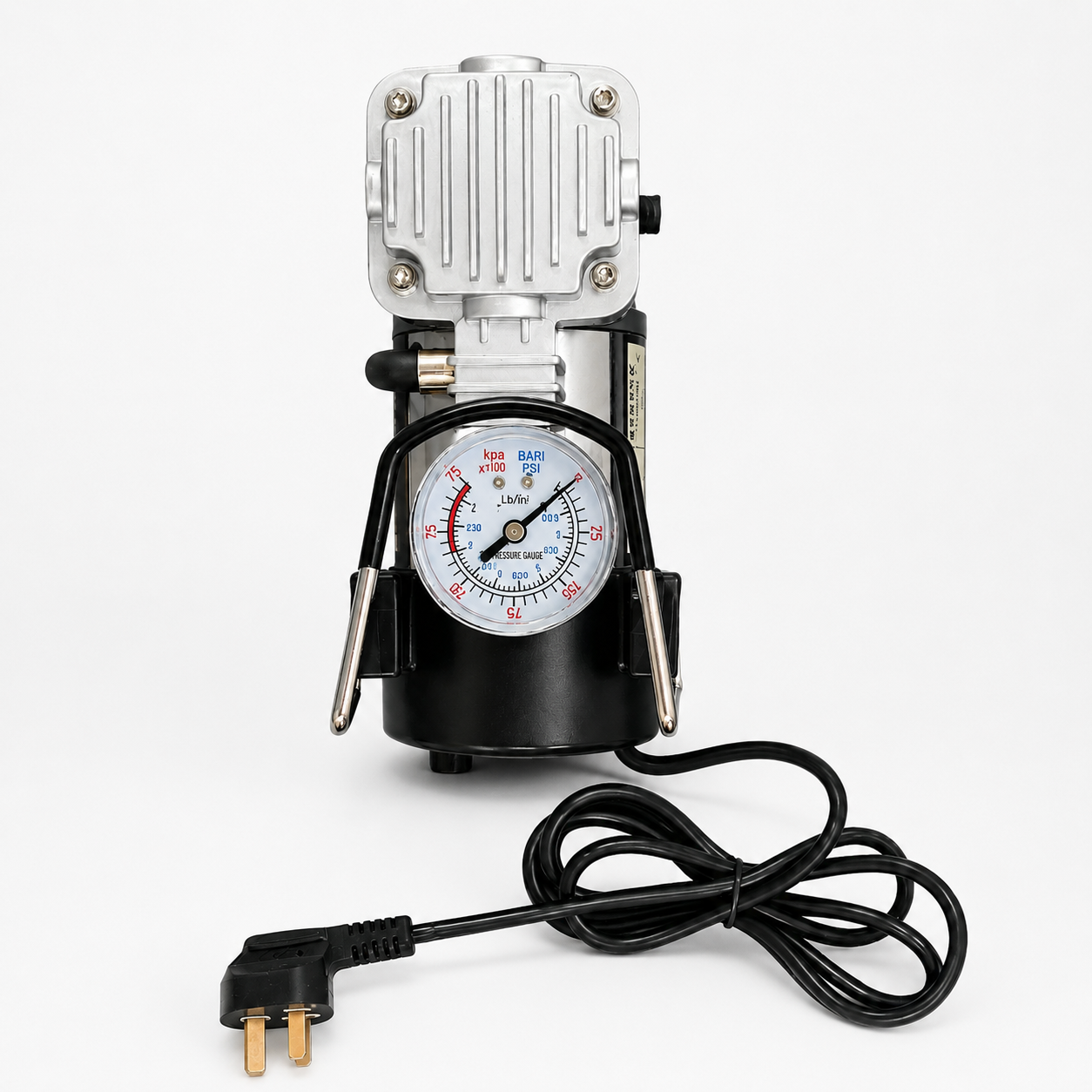 Universal Electric Air Pump with Pressure Gauge