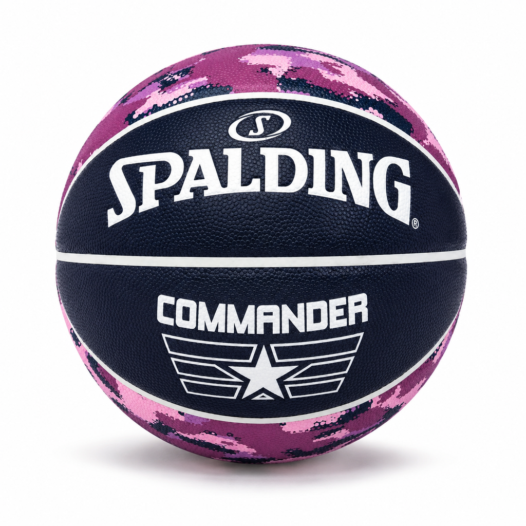 Spalding Commander Series Basketball – Purple & Pink