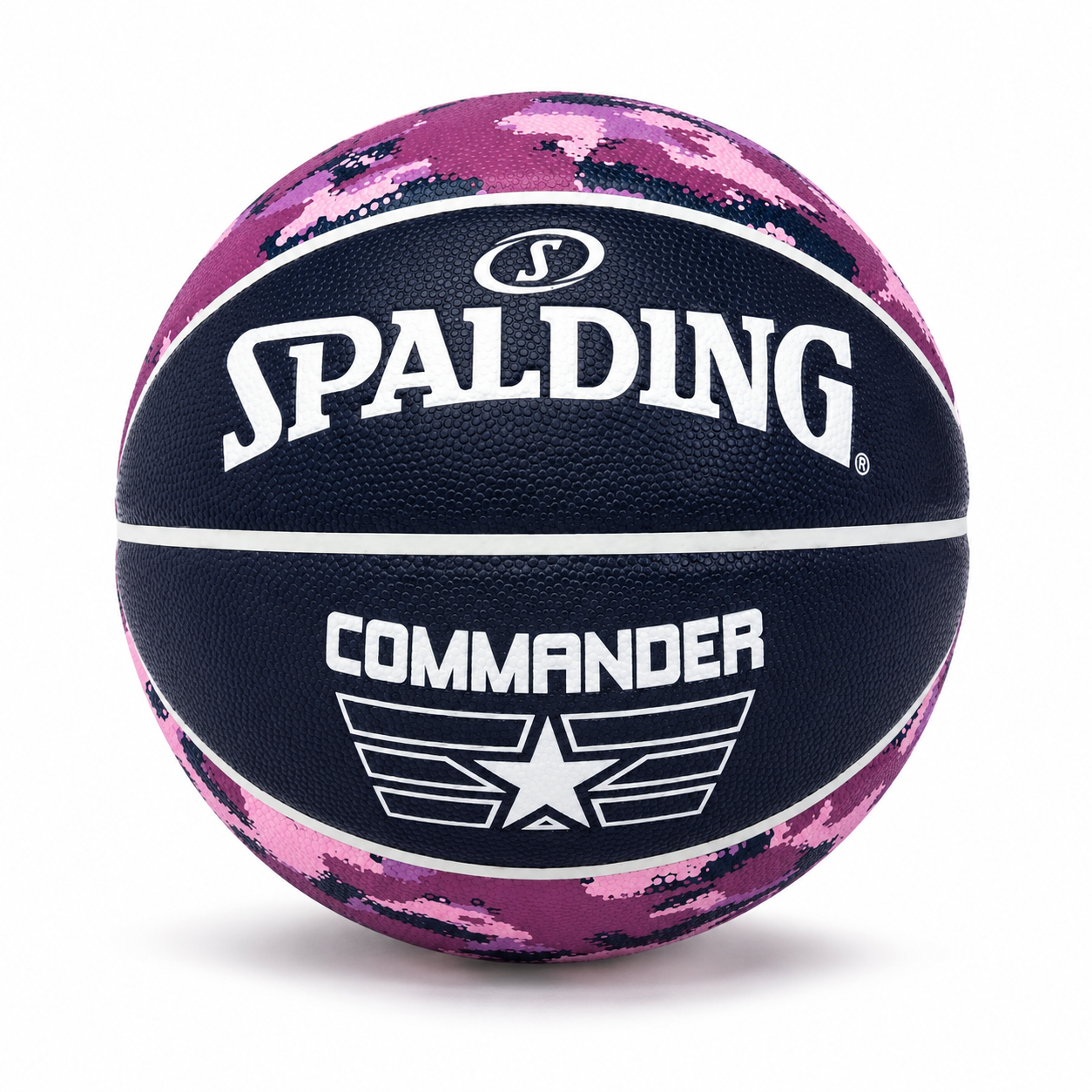 Spalding Commander Series Basketball – Purple & Pink