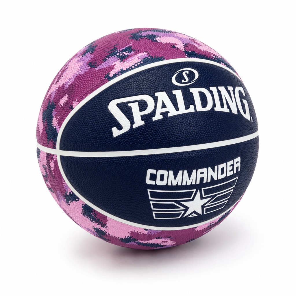 Spalding Commander Series Basketball – Purple & Pink