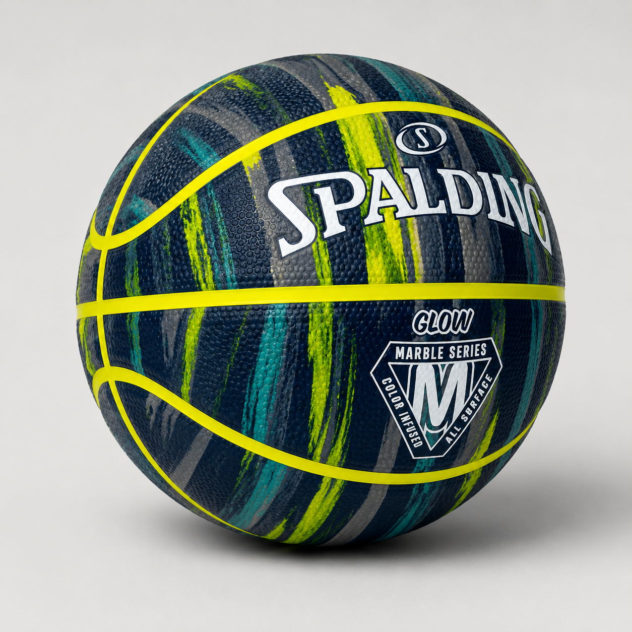 Spalding Glow Marble Series Basketball