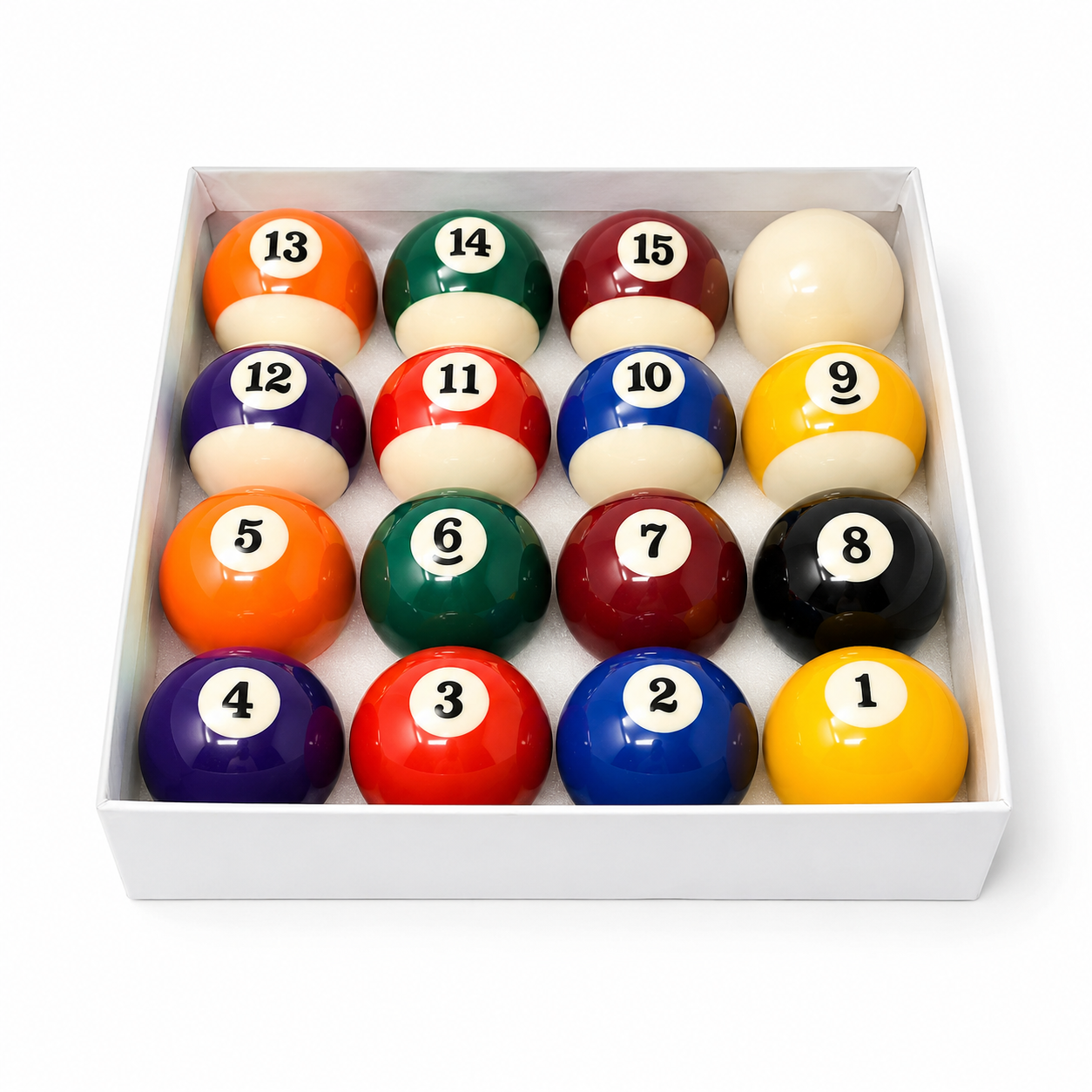 Regulation Billiard Ball Set – 16 Pieces
