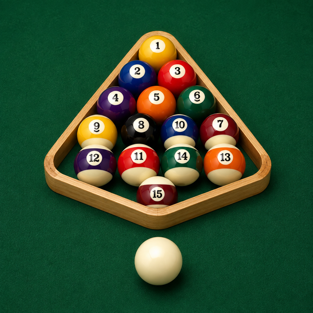 Regulation Billiard Ball Set – 16 Pieces