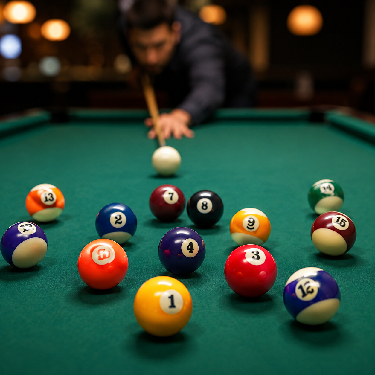 Regulation Billiard Ball Set – 16 Pieces