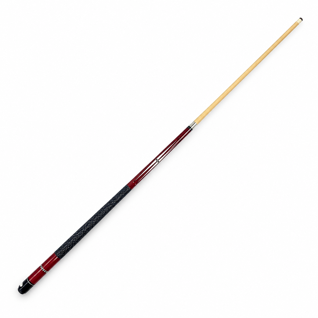 Two-Piece Billiard Cue - Red