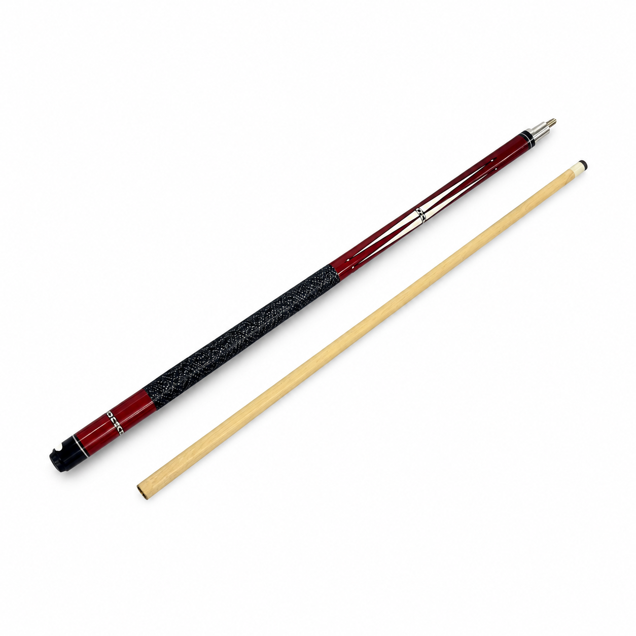Two-Piece Billiard Cue - Red