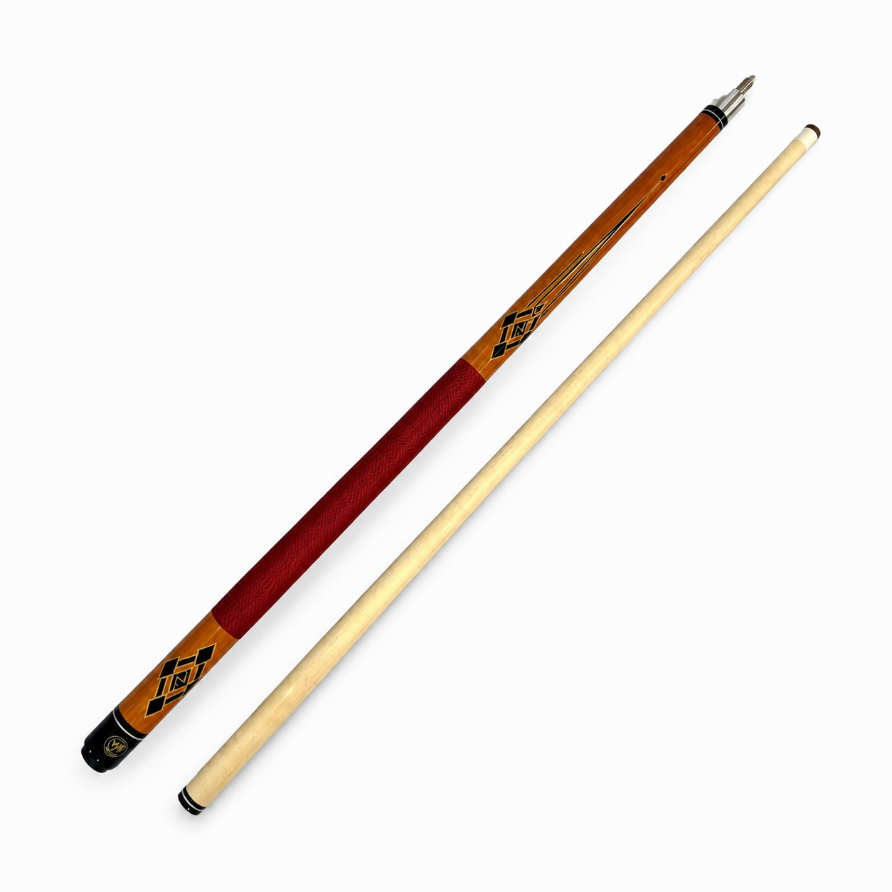 Two-Piece Billiard Cue - Burgundy