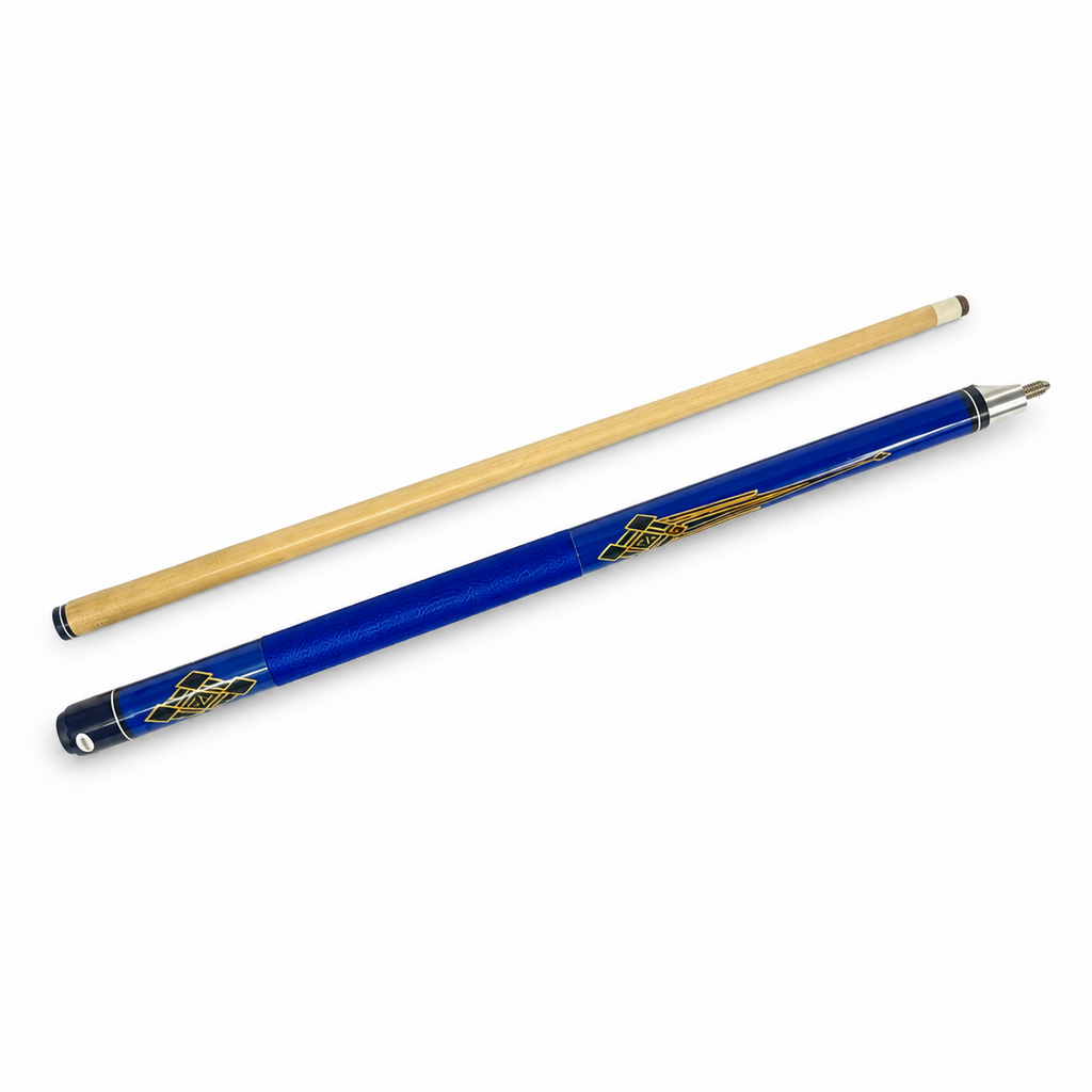 Two-Piece Billiard Cue - Blue