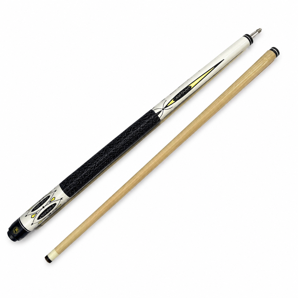 Two-Piece Billiard Cue - Black