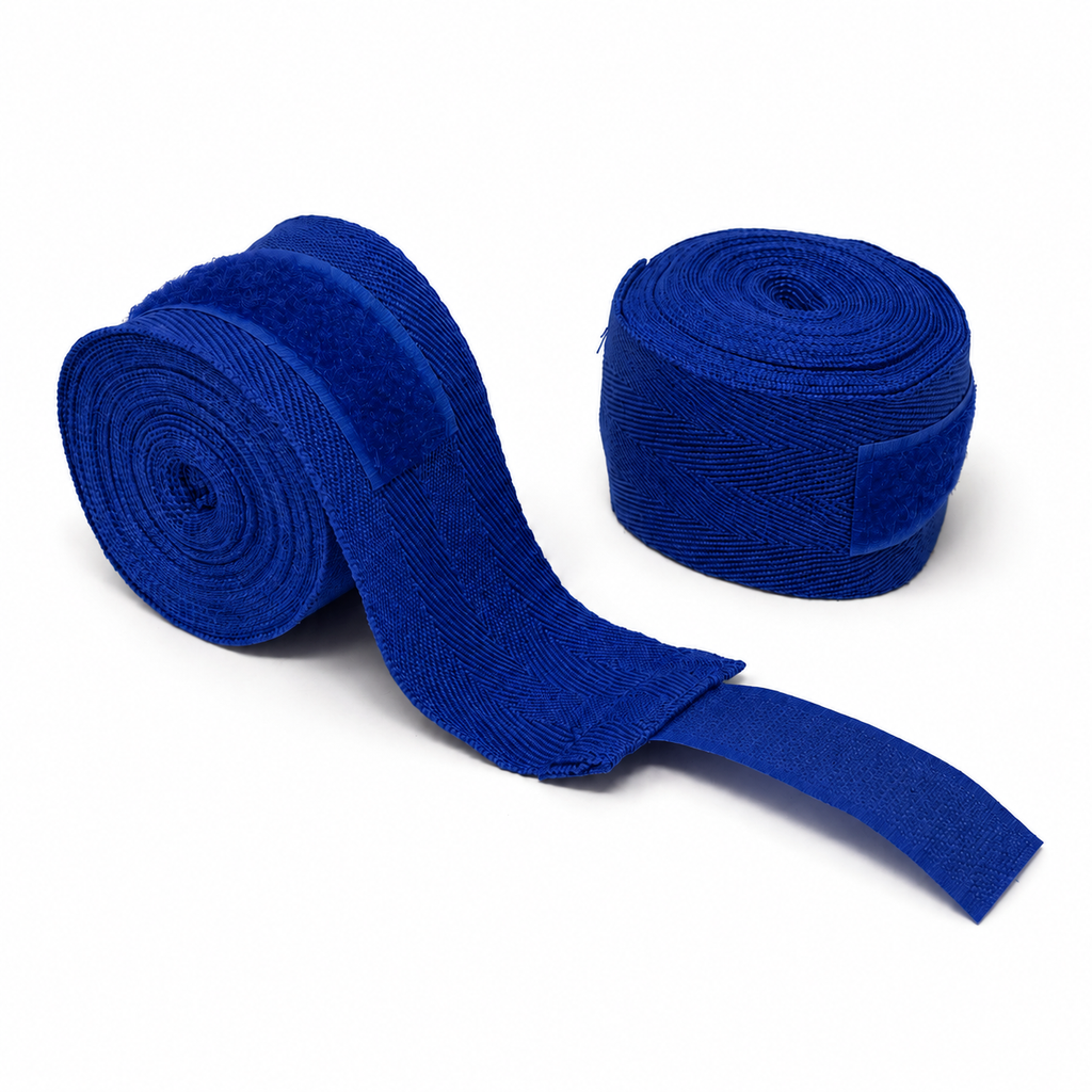 Polyester Boxing Hand Pair Wraps - Blue