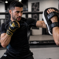Open-Finger MMA Training Gloves - Gold
