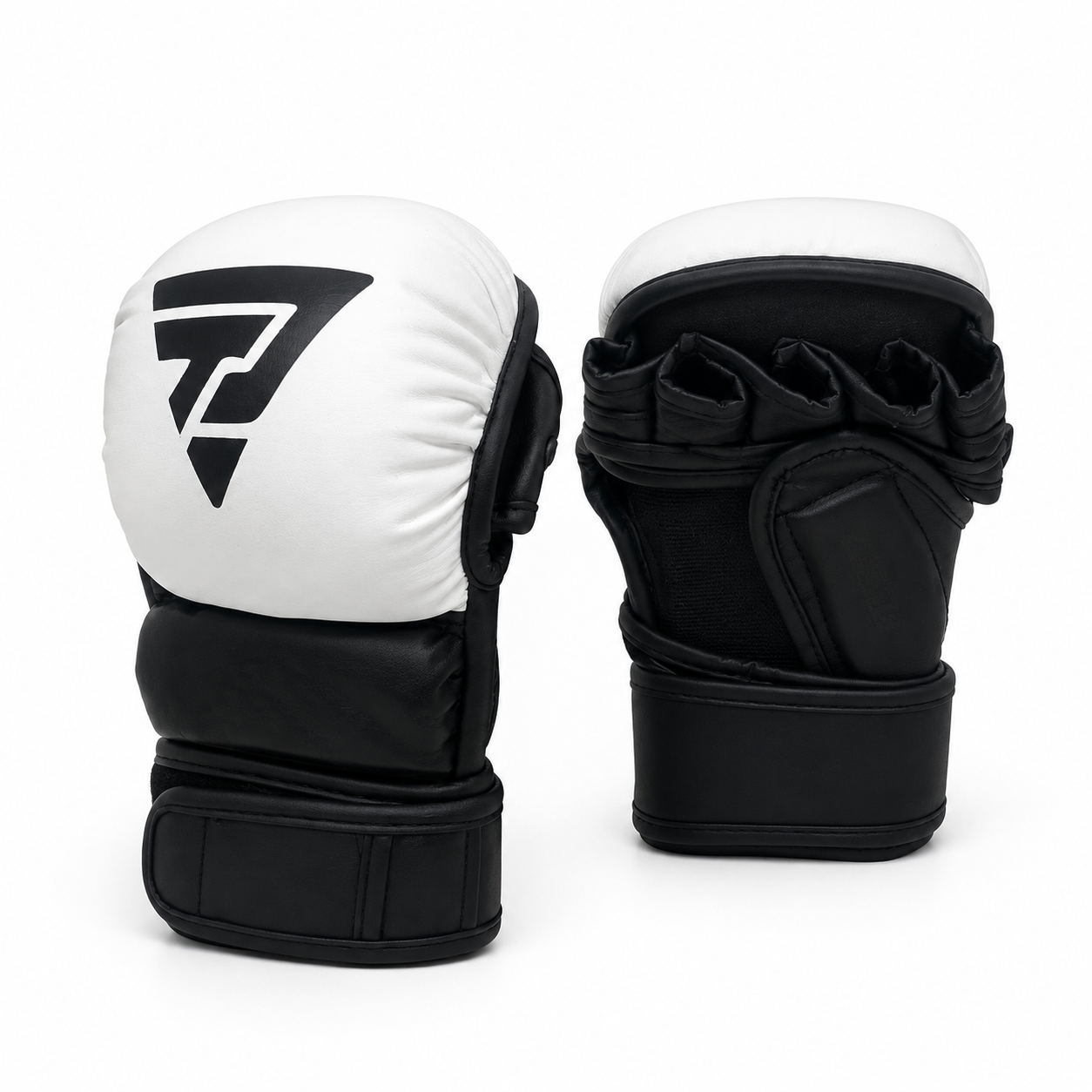 Open-Finger MMA Training Gloves - White