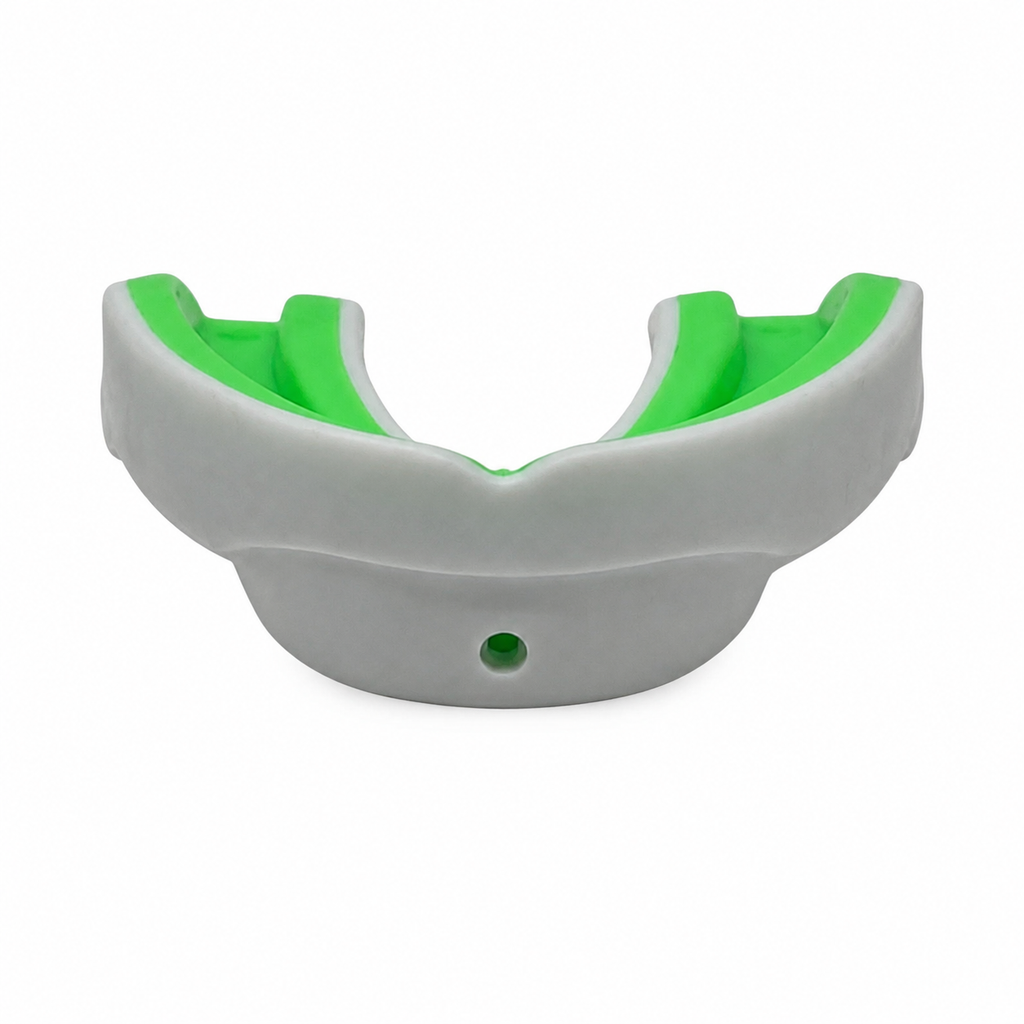 Senior Dual-Layer Sports Mouth Guard - Grey