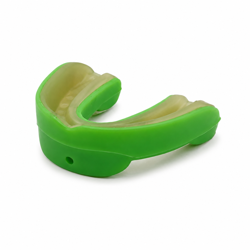 Senior Dual-Layer Sports Mouth Guard - Green