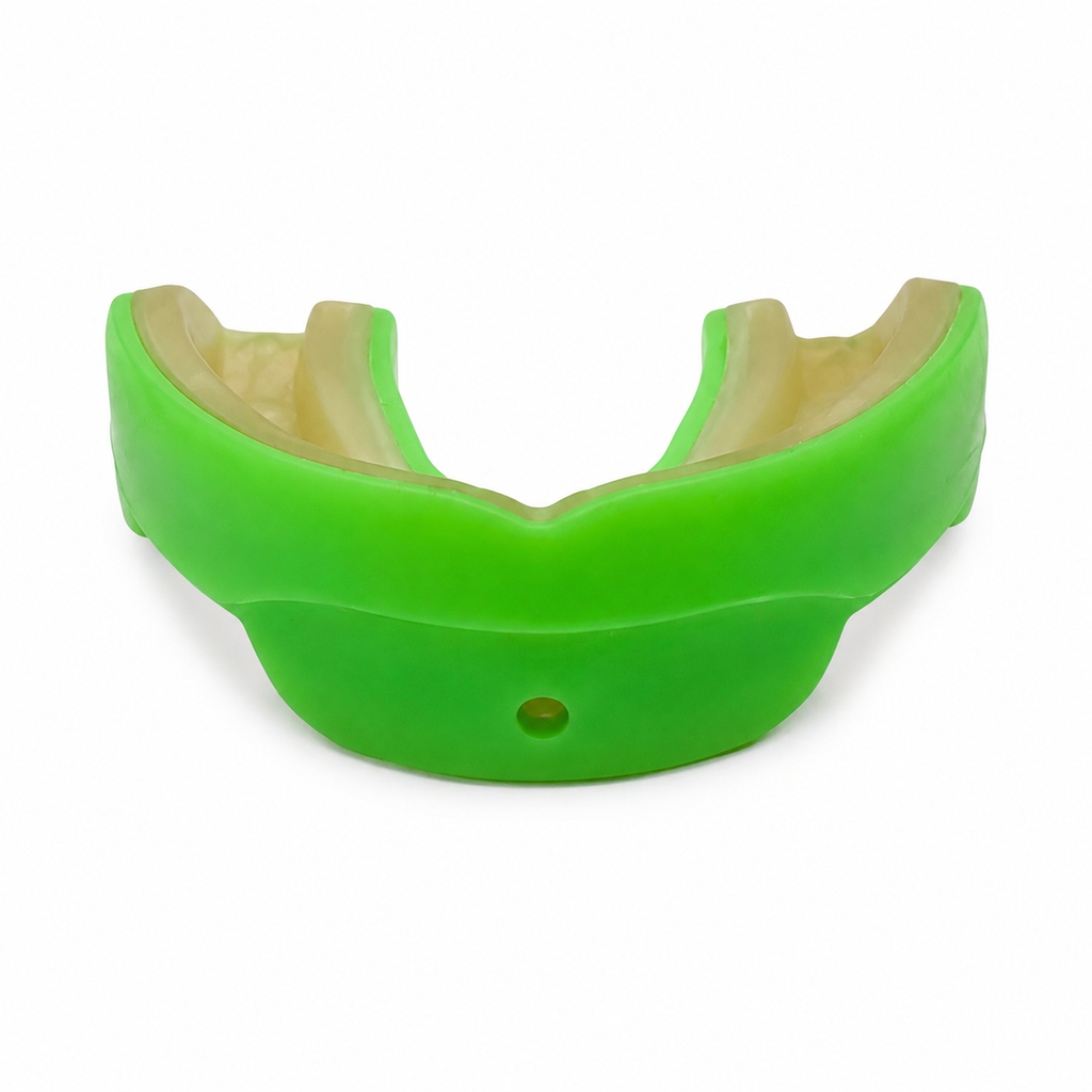 Senior Dual-Layer Sports Mouth Guard - Green