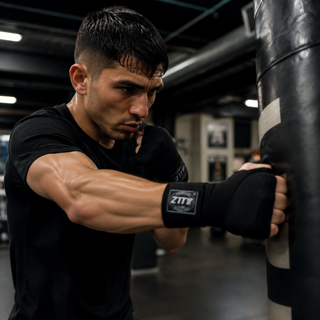 Boxing Hand Pair Wraps - Black