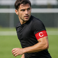 Elastic Football Captain Armband - Red