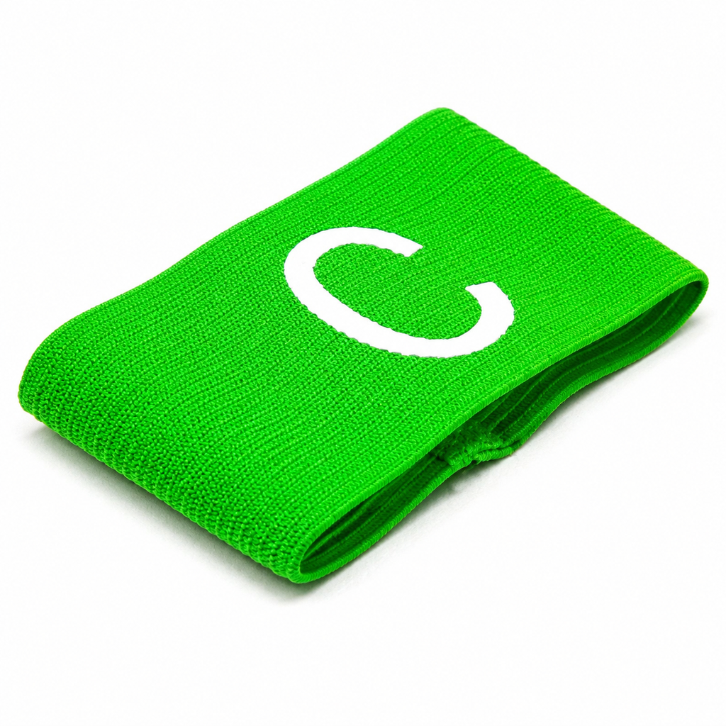 Elastic Football Captain Armband - Green
