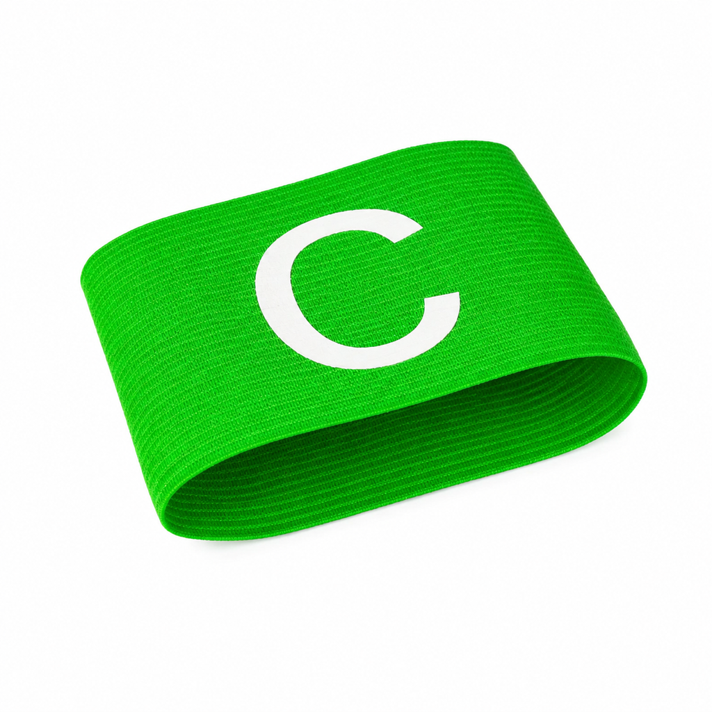 Elastic Football Captain Armband - Green