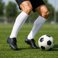 Classic Knee-High Football Socks - White