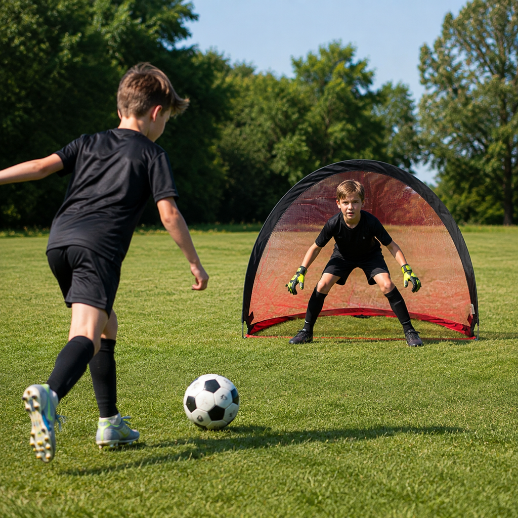 Portable Pop-Up Football Goal