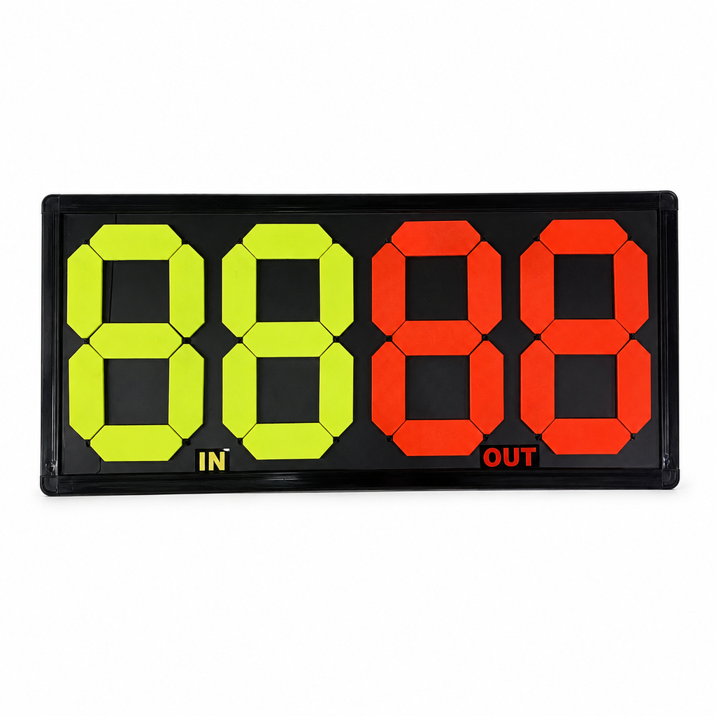 Manual Football Substitution Board