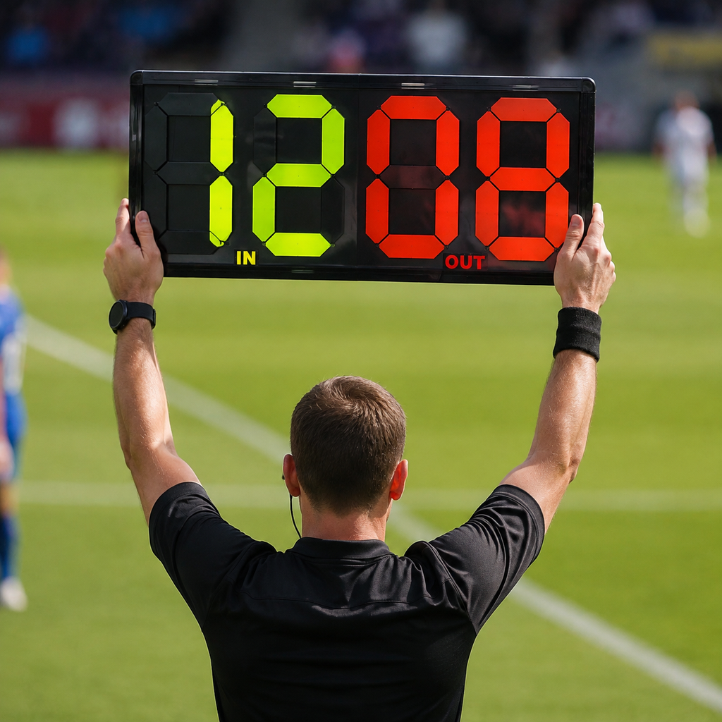 Manual Football Substitution Board
