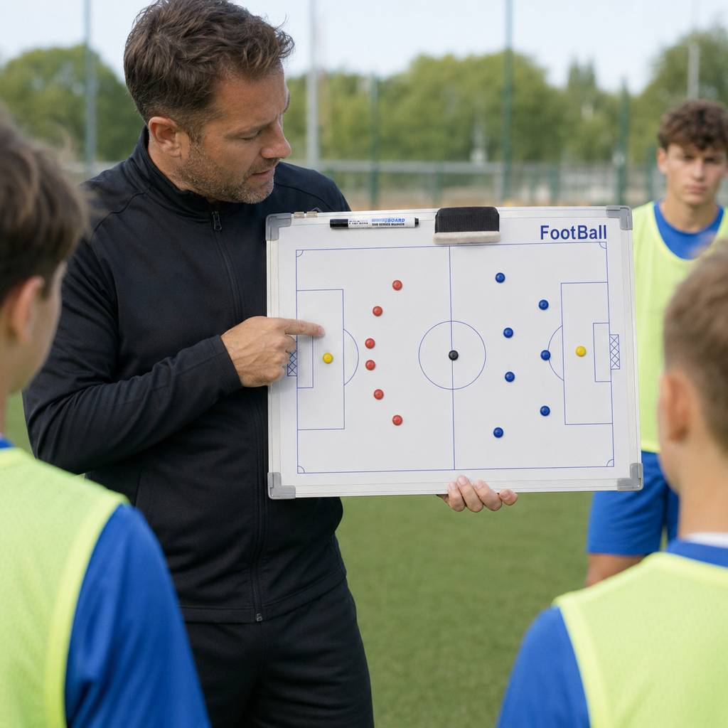 Two-Sided Football Coaching Board