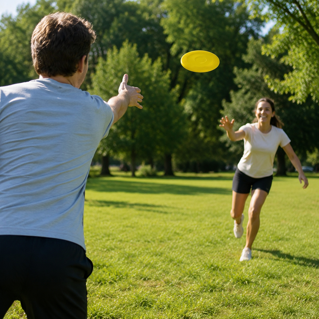 Classic Outdoor Flying Disc - Yellow