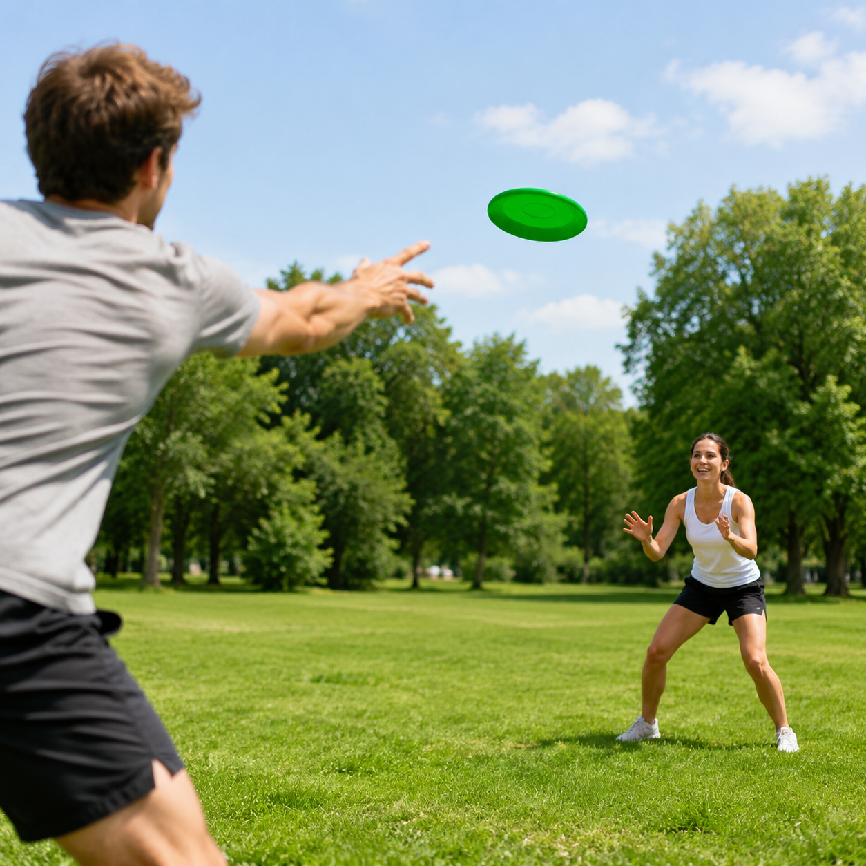 Classic Outdoor Flying Disc - Green