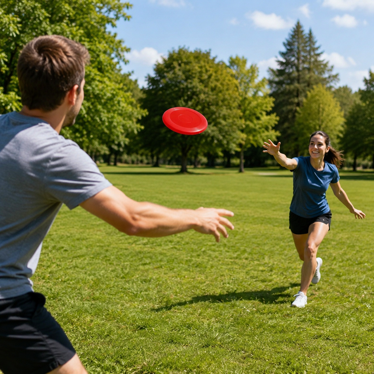 Classic Outdoor Flying Disc - Red