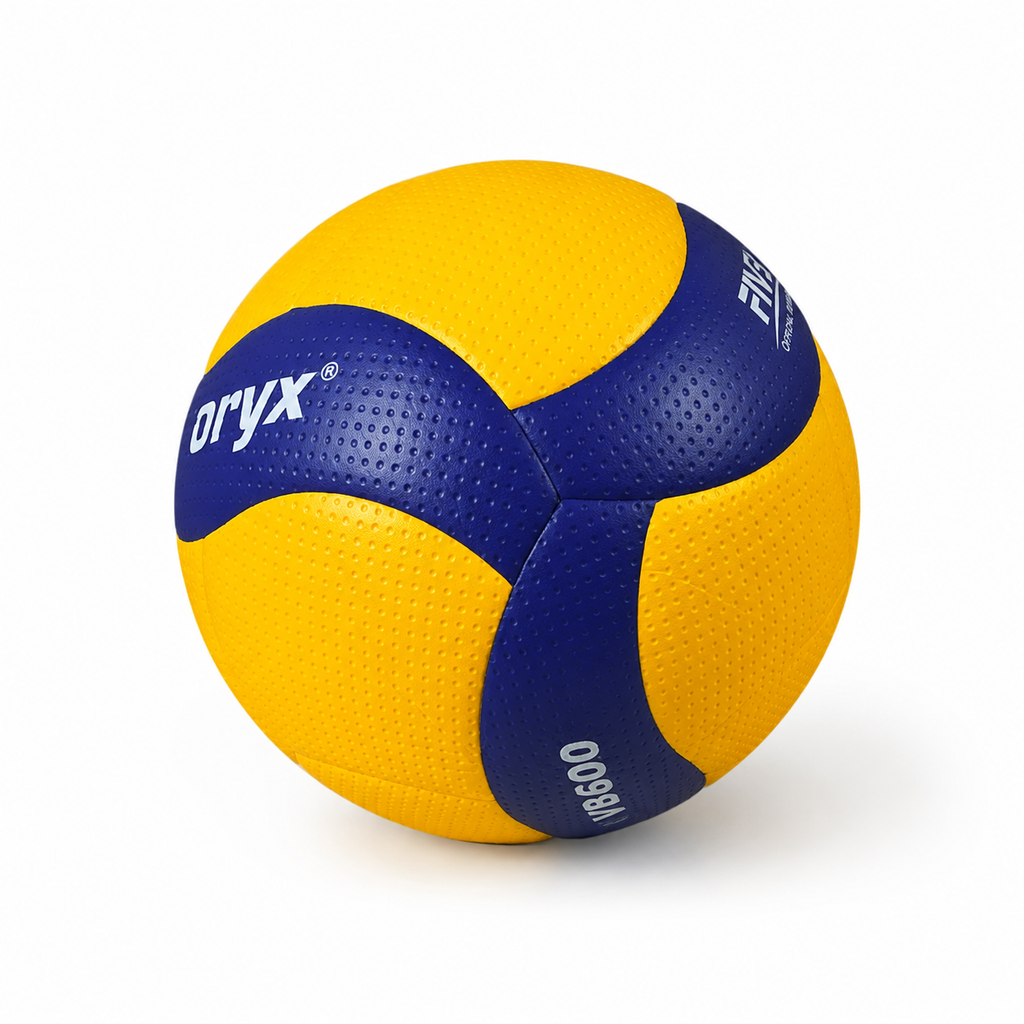 Oryx VB600 Microfiber Volleyball - Blue & Yellow