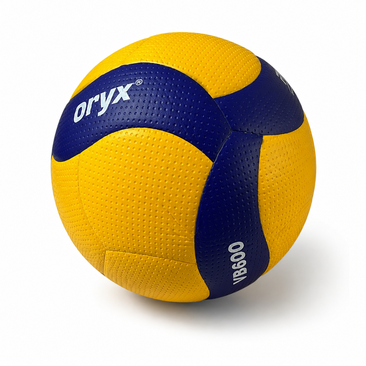 Oryx VB600 Microfiber Volleyball - Blue & Yellow