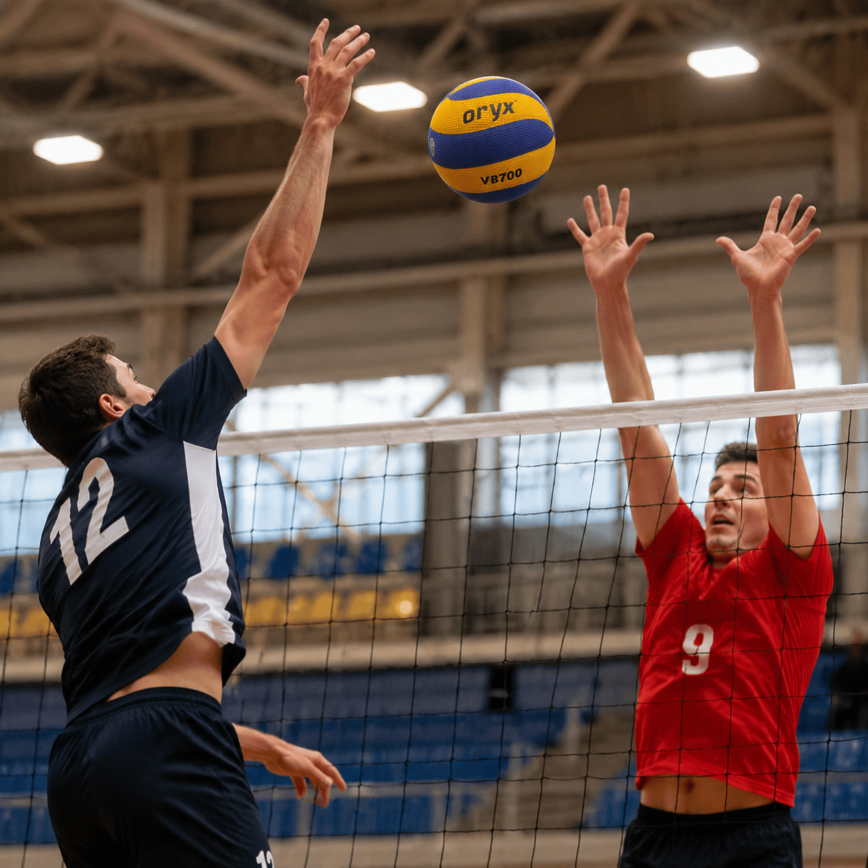 Oryx VB700 Soft Touch Volleyball - Yellow & Blue