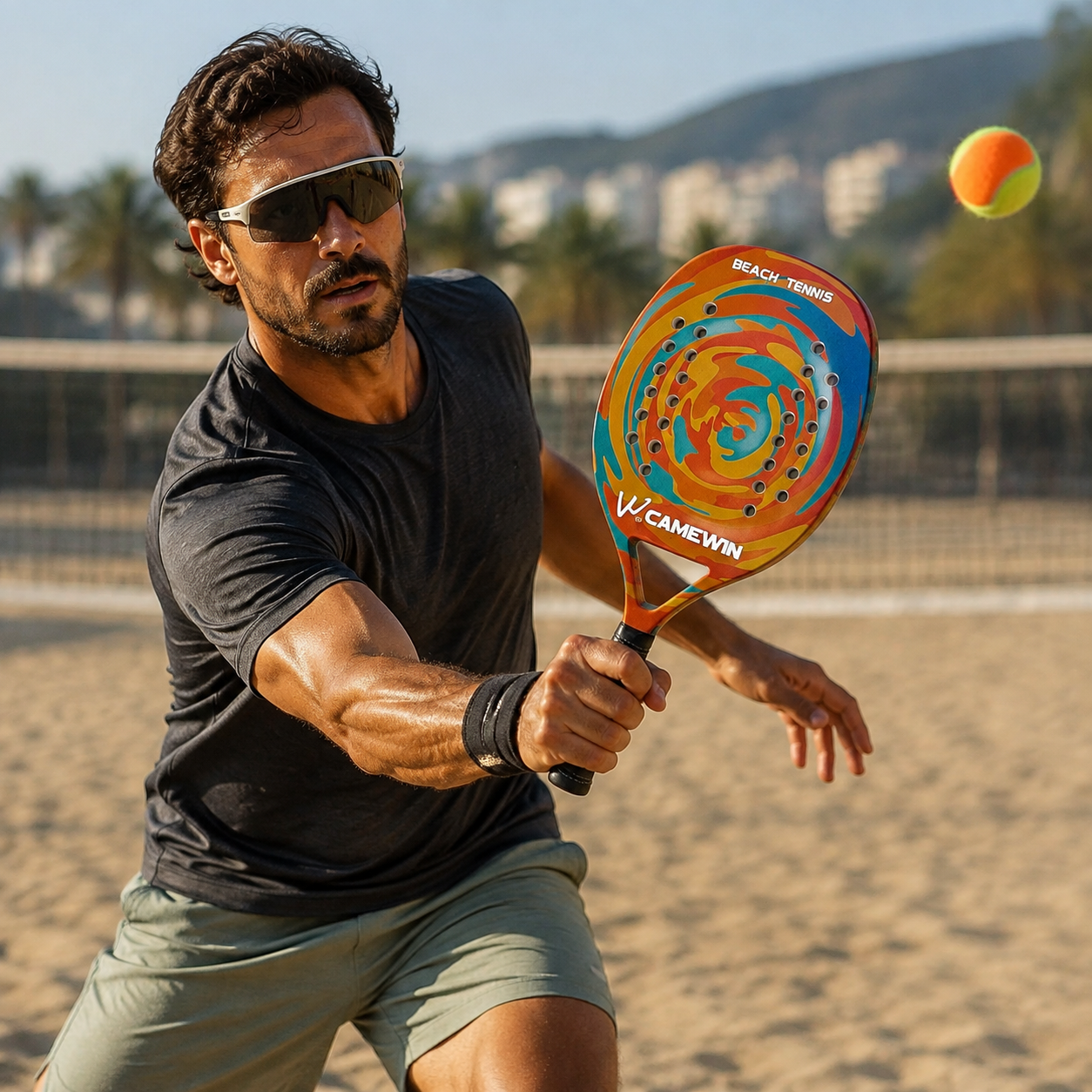 CAMEWIN Beach Tennis Paddle - Orange