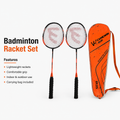 Orange Badminton Racket Set Camewin 0135