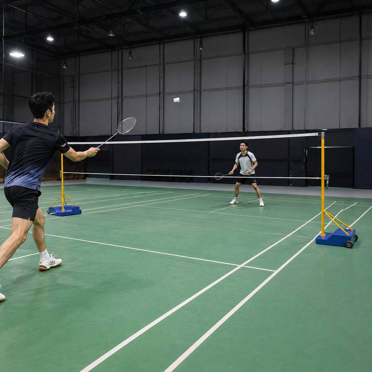 Badminton Portable Net Post Set