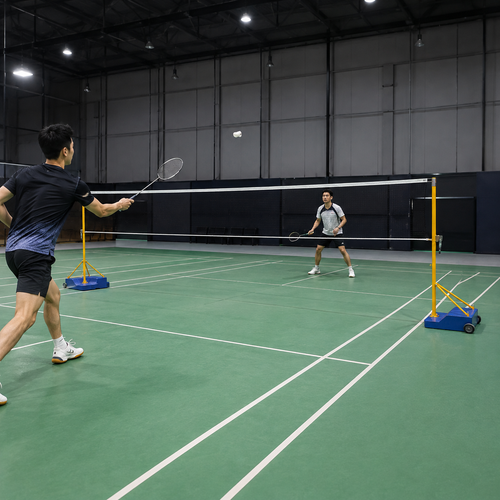 Badminton Portable Net Post Set