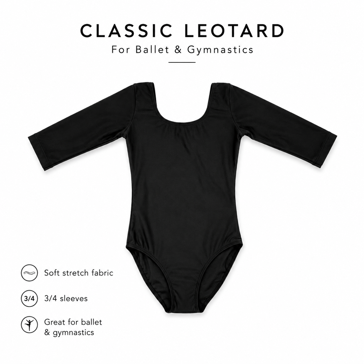 Ballet Leotard Black