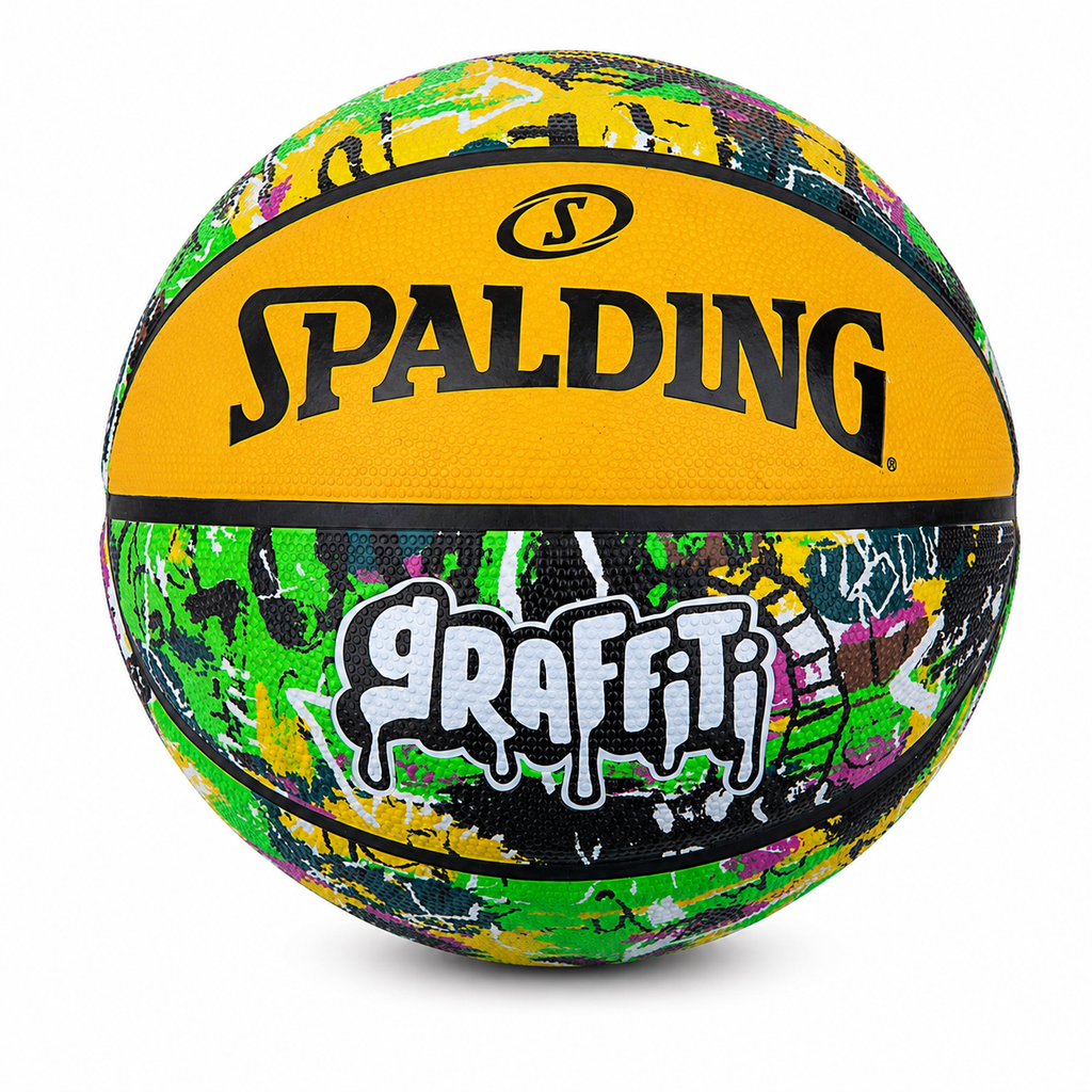 Spalding Graffiti Basketball Yellow & Green