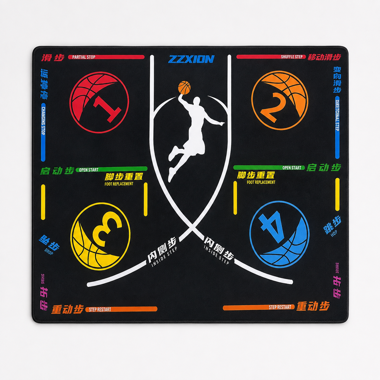 Basketball Footwork Training Mat