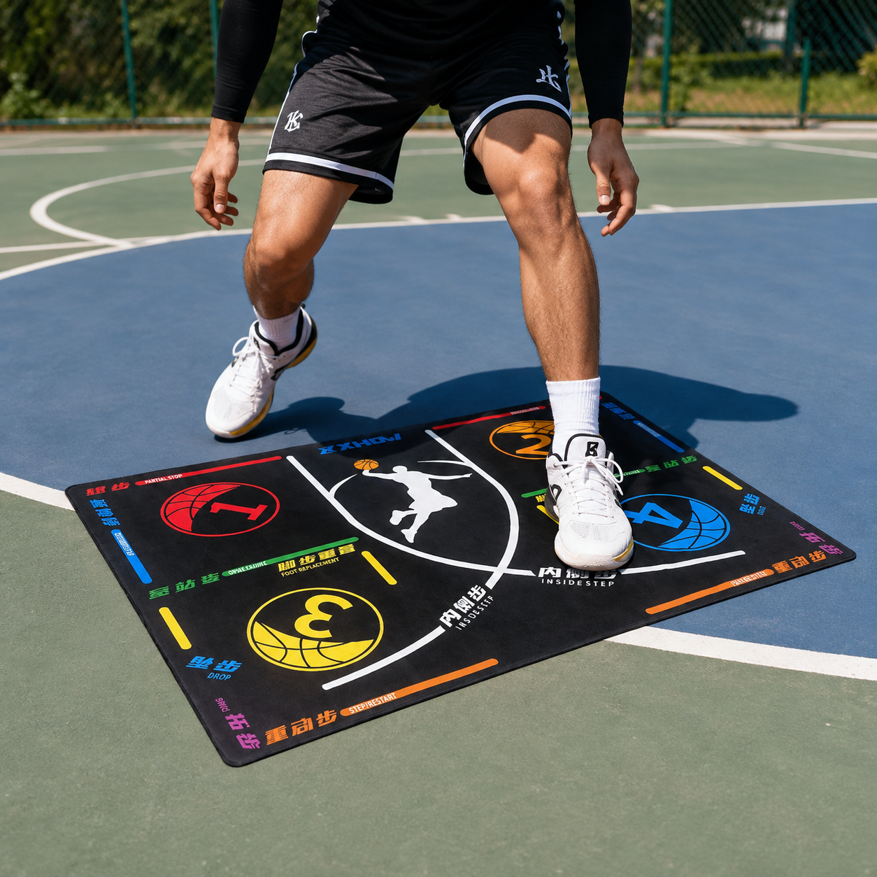 Basketball Footwork Training Mat