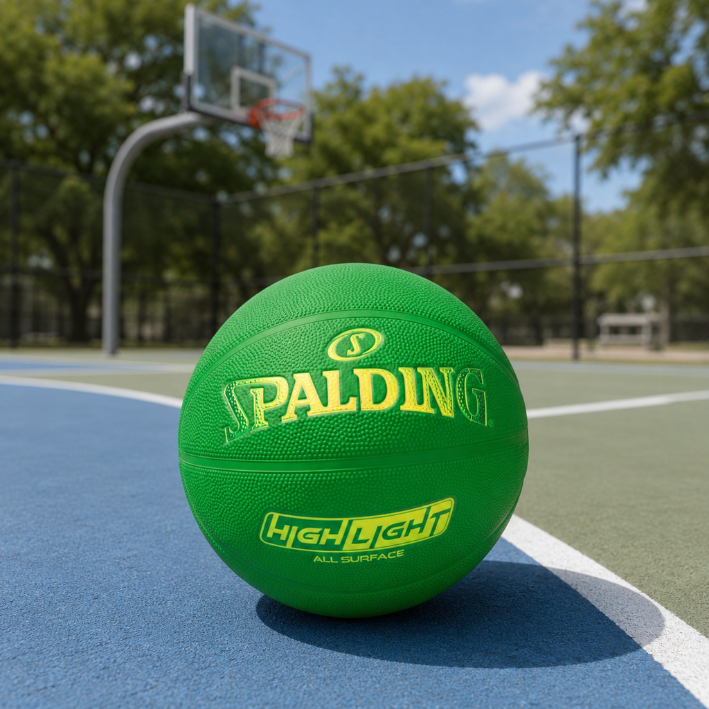 Spalding Highlight Series Basketball - Rush Green