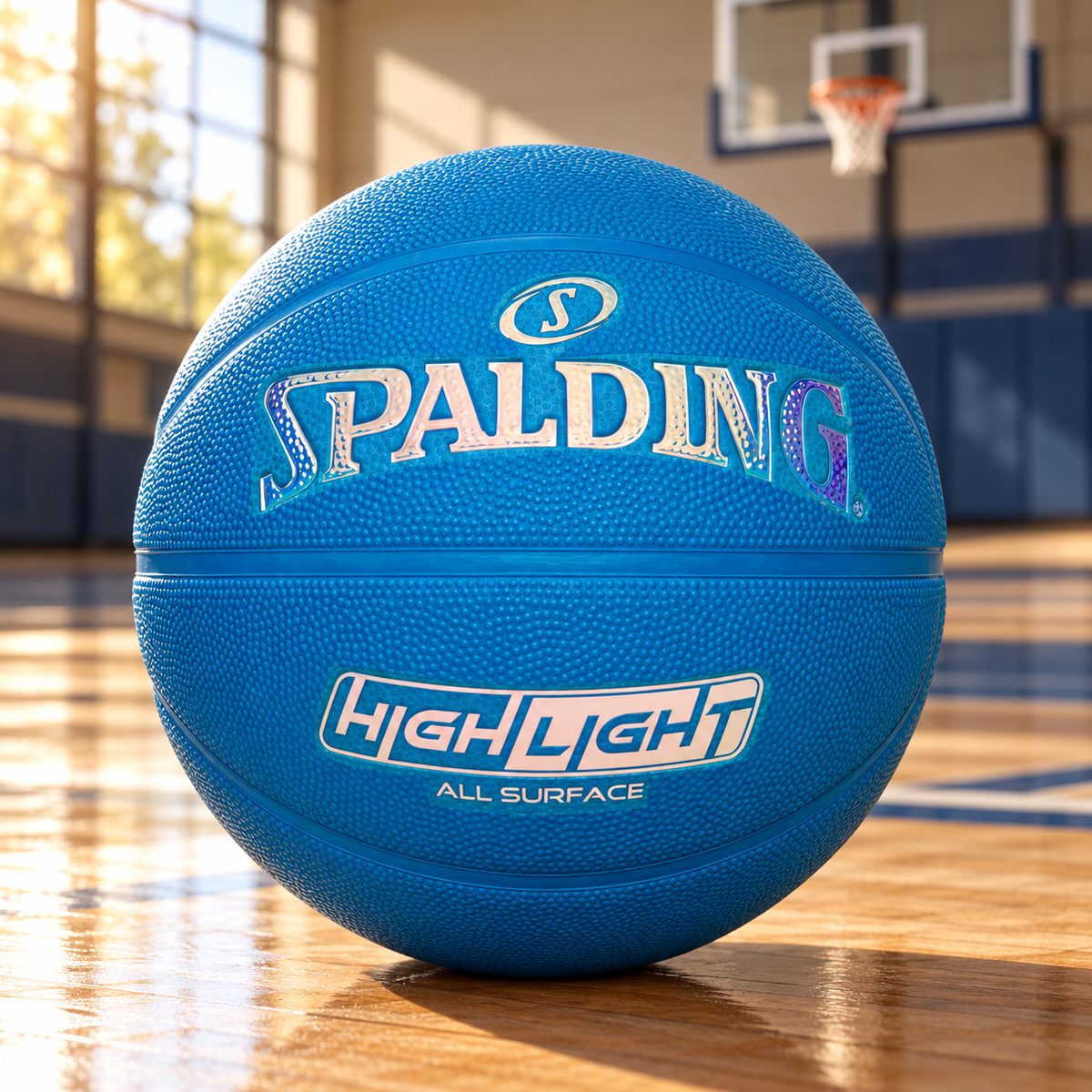 Spalding Highlight Blue Basketball
