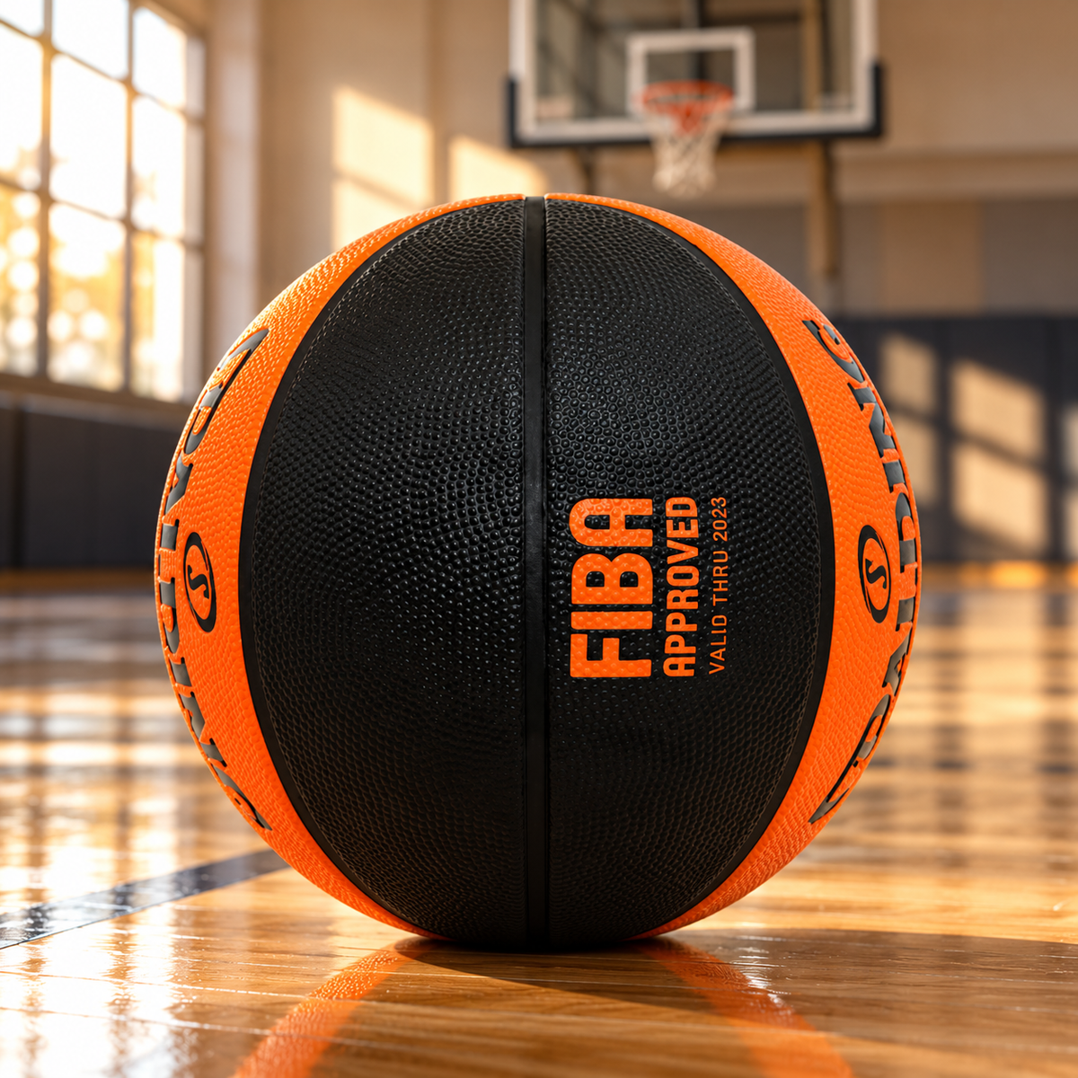Spalding Lay Up Orange/Black Basketball