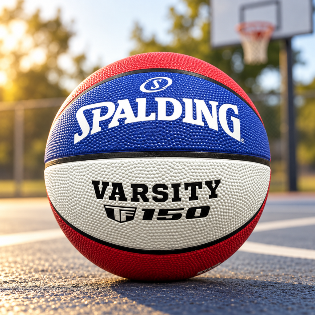 Spalding Varsity TF-150 Basketball – Red/White/Blue