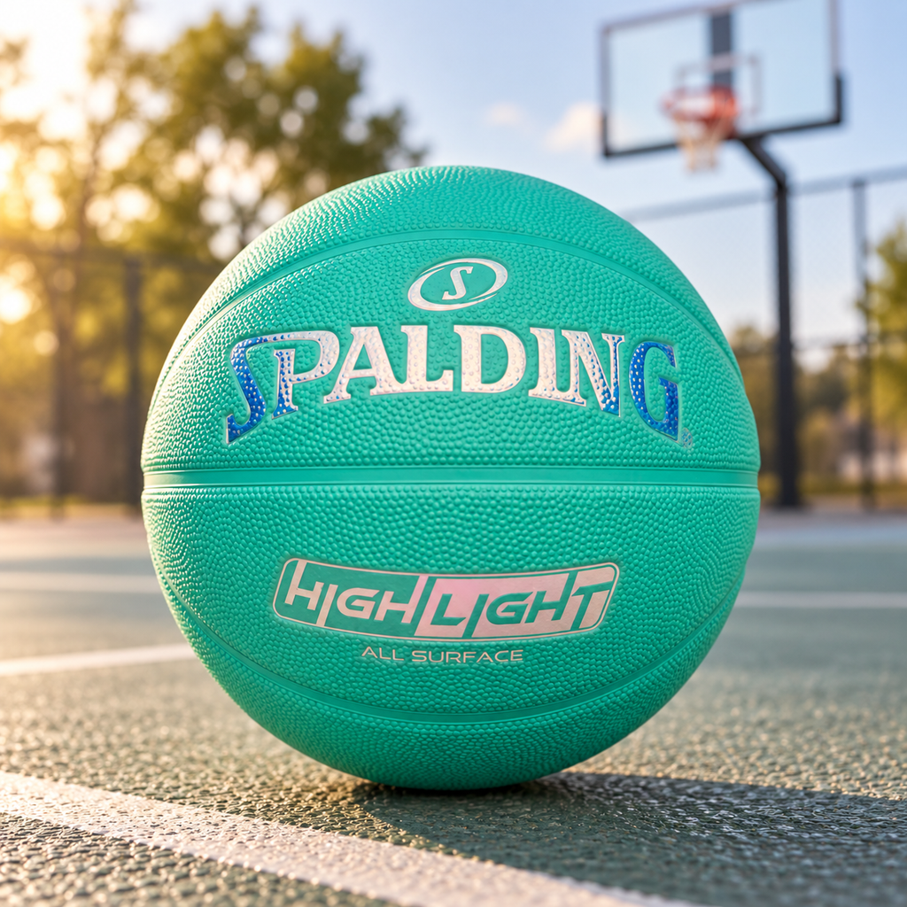 Spalding Highlight Color Rush Basketball – Mint